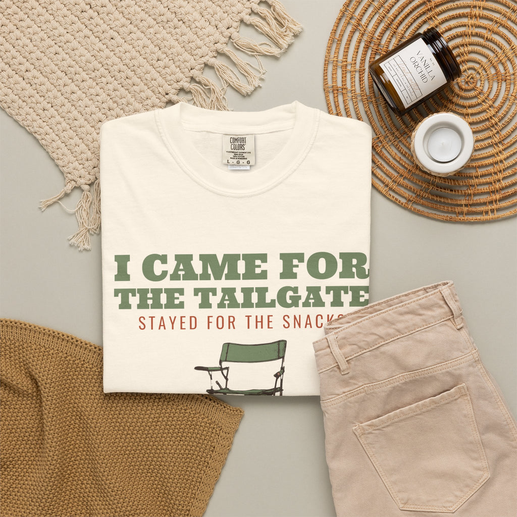 Tailgater Fall Shirt - I Came for the Tailgate Stayed for the Snacks