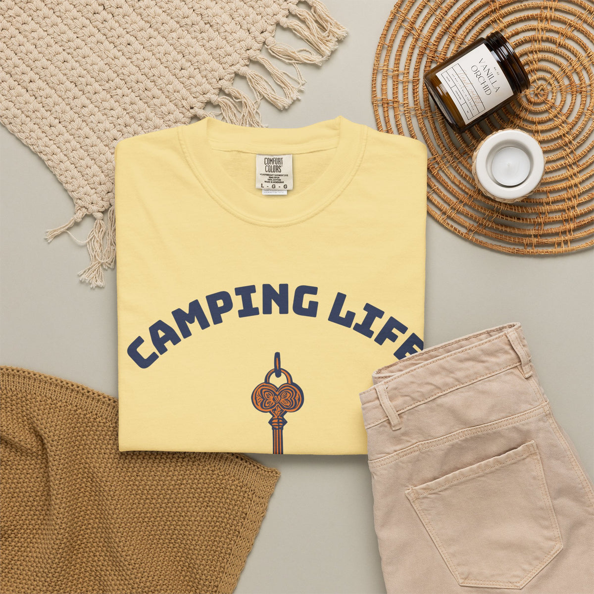 Glamper Gift Shirt - Camping Life Except I'm in a Hotel Tee