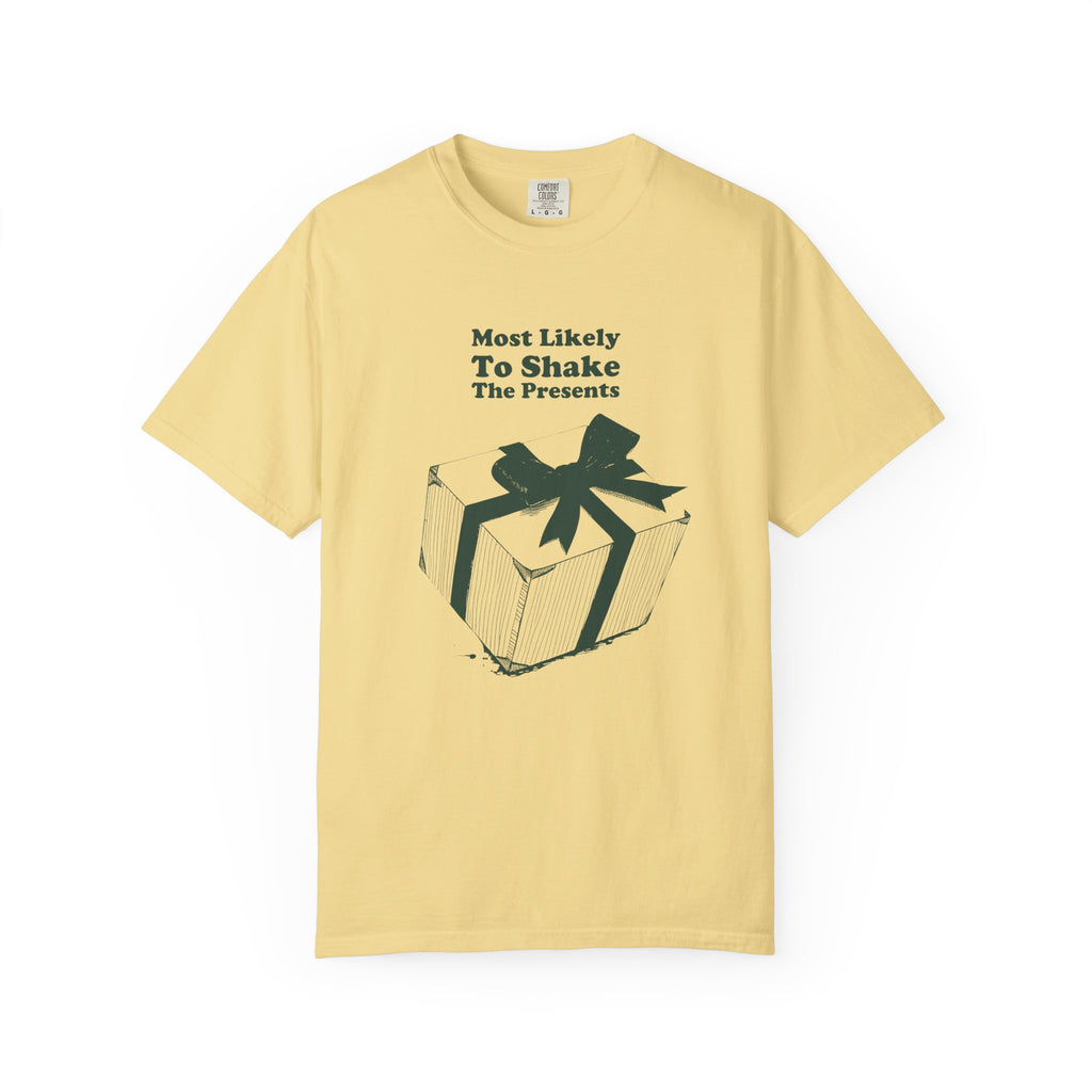 Family Christmas Shirt - Most Likely to Shake the Presents Tee