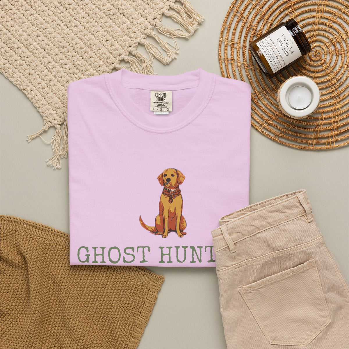 Dog Mom Halloween Shirt - Ghost Hunter Barks at Plastic Bags