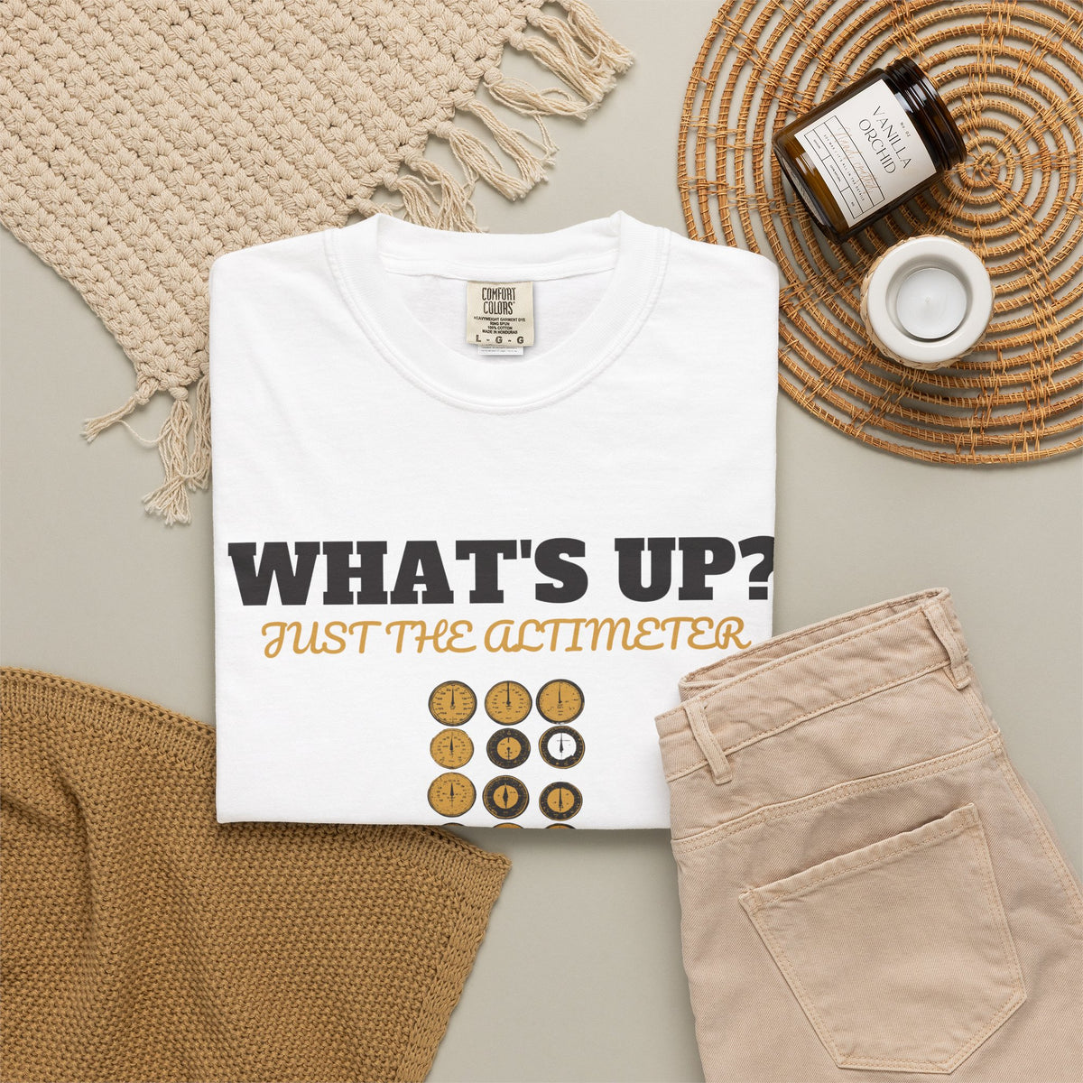 Pilot Shirt - What's up? Just the Altimeter Tee