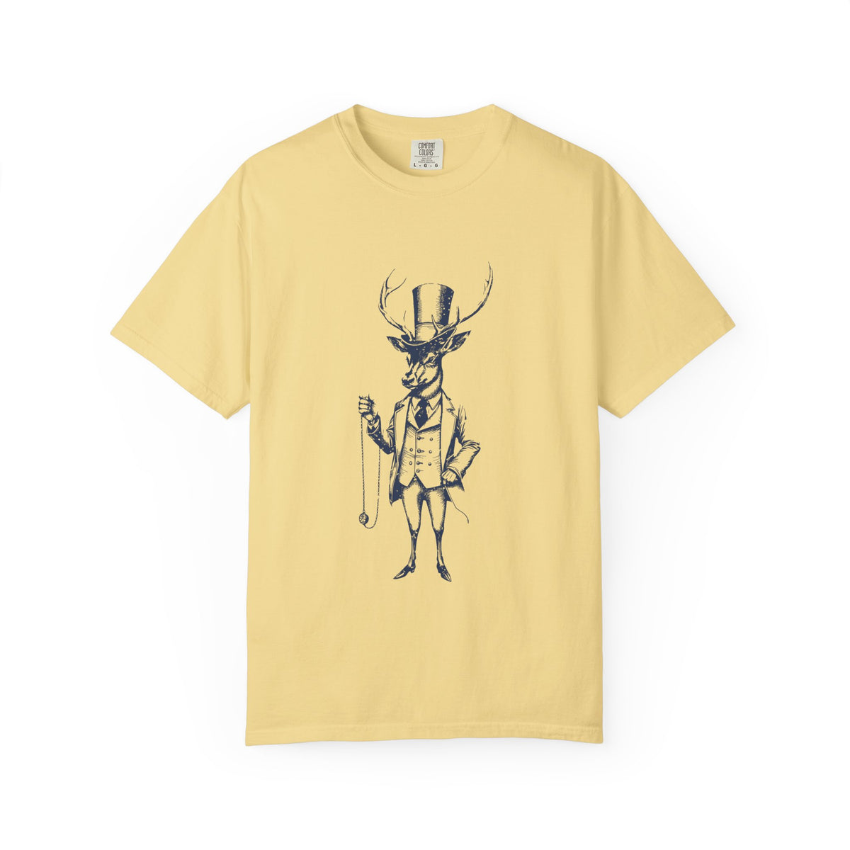Dapper Deer Gentleman Shirt - Dapper Stag Tee for Men