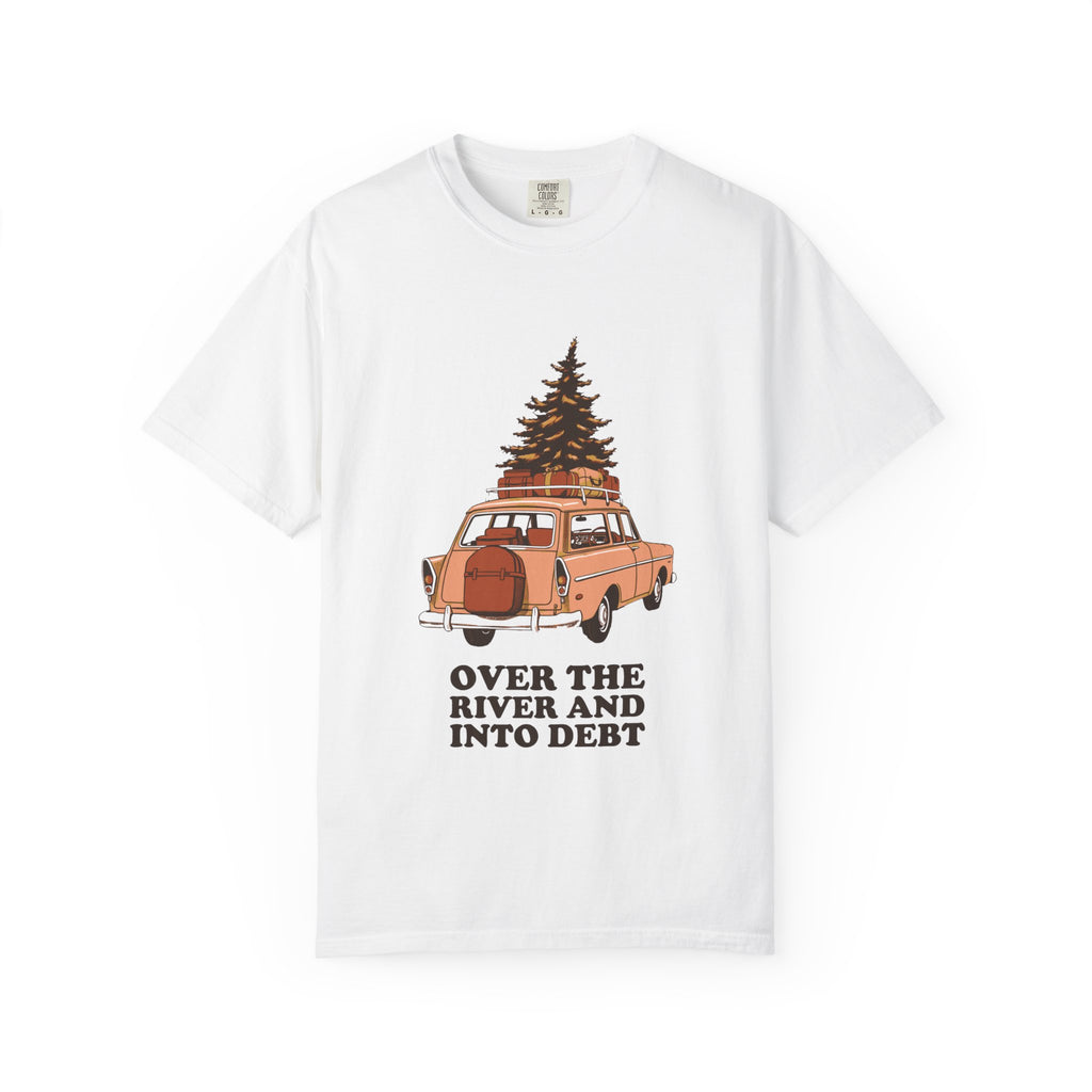 Tree Graphic Shirt - Over The River And Into Debt Tee