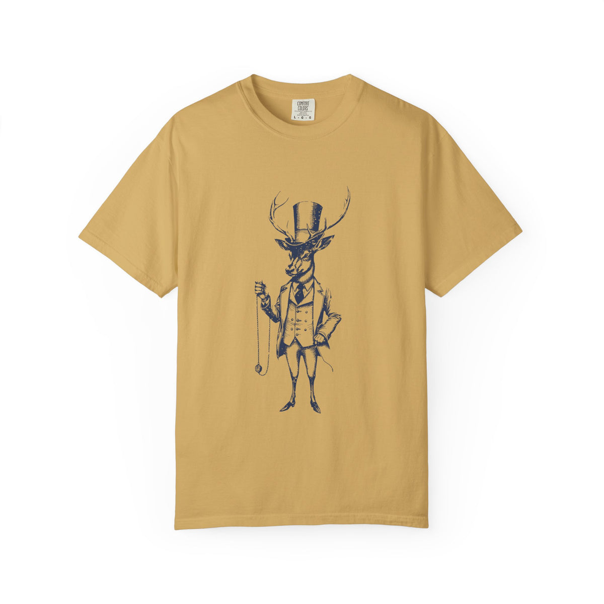 Dapper Deer Gentleman Shirt - Dapper Stag Tee for Men