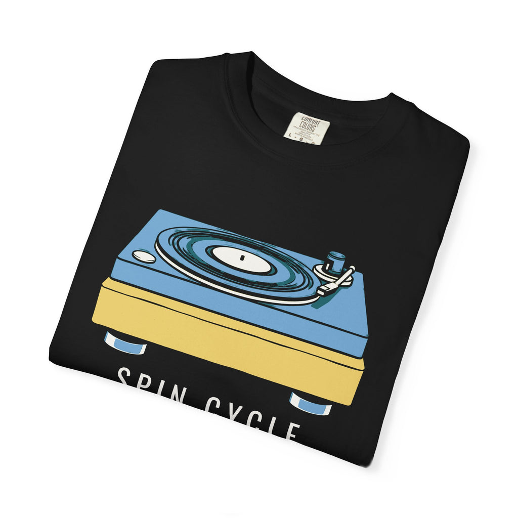 Vinyl Record Shirt - Spin Cycle Record Player Tee for Music Lover