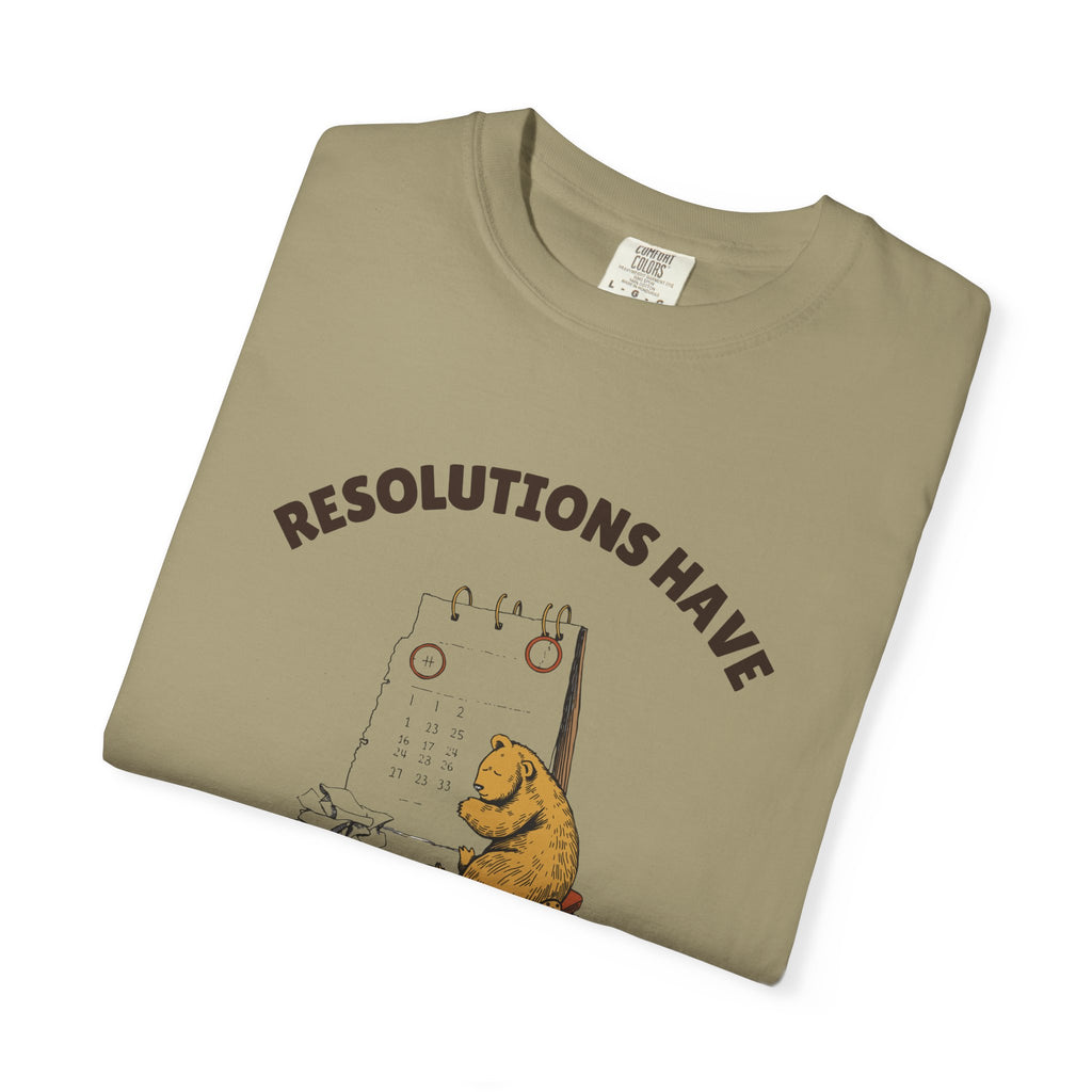 New Year's Eve Shirt - Resolutions Have a Two Day Warranty Tee