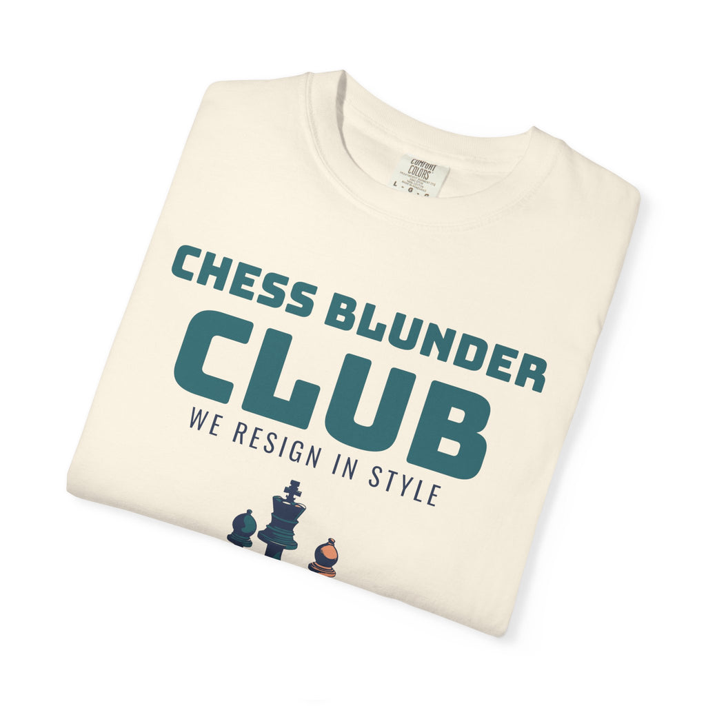 Funny Chess Player Shirt - Chess Blunder Club We Resign in Style
