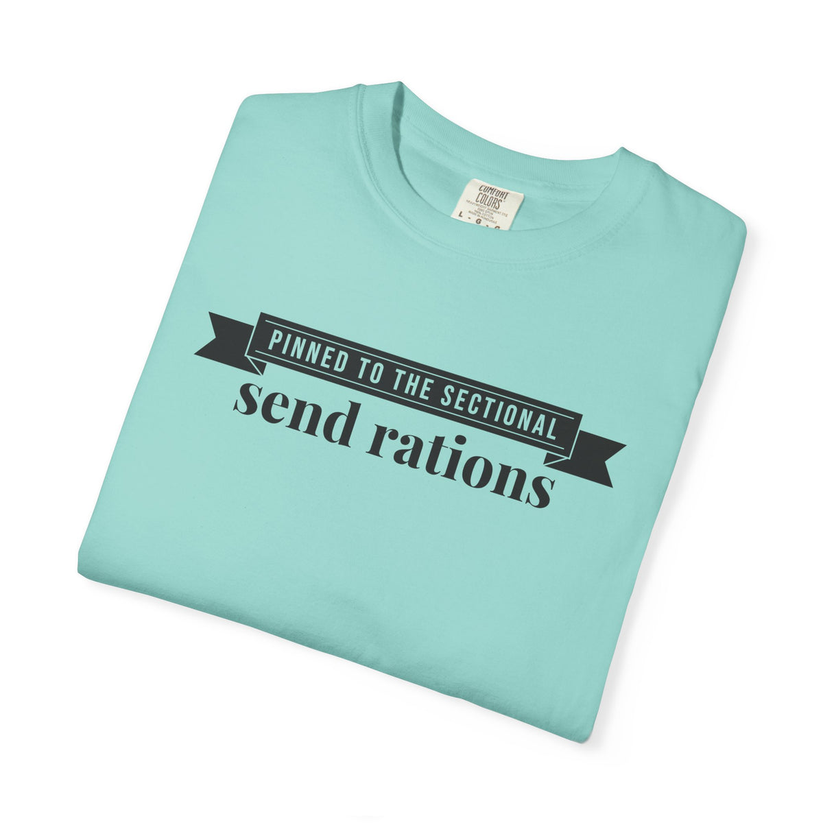 Cat Owner Shirt - Pinned to the Sectional Send Rations Tee