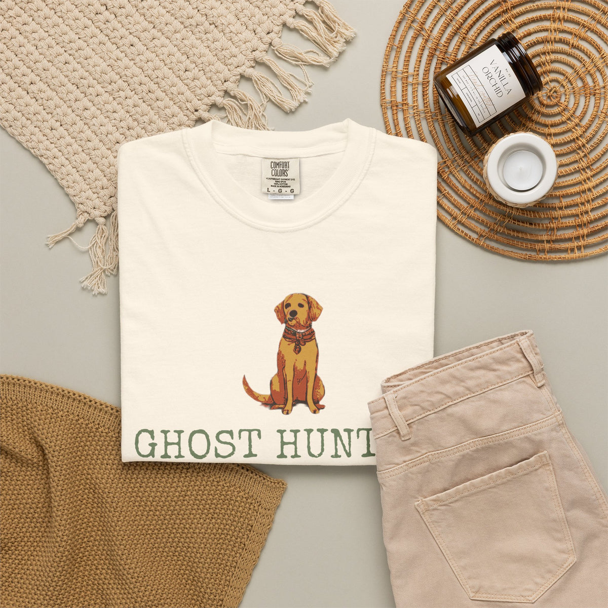 Dog Mom Halloween Shirt - Ghost Hunter Barks at Plastic Bags