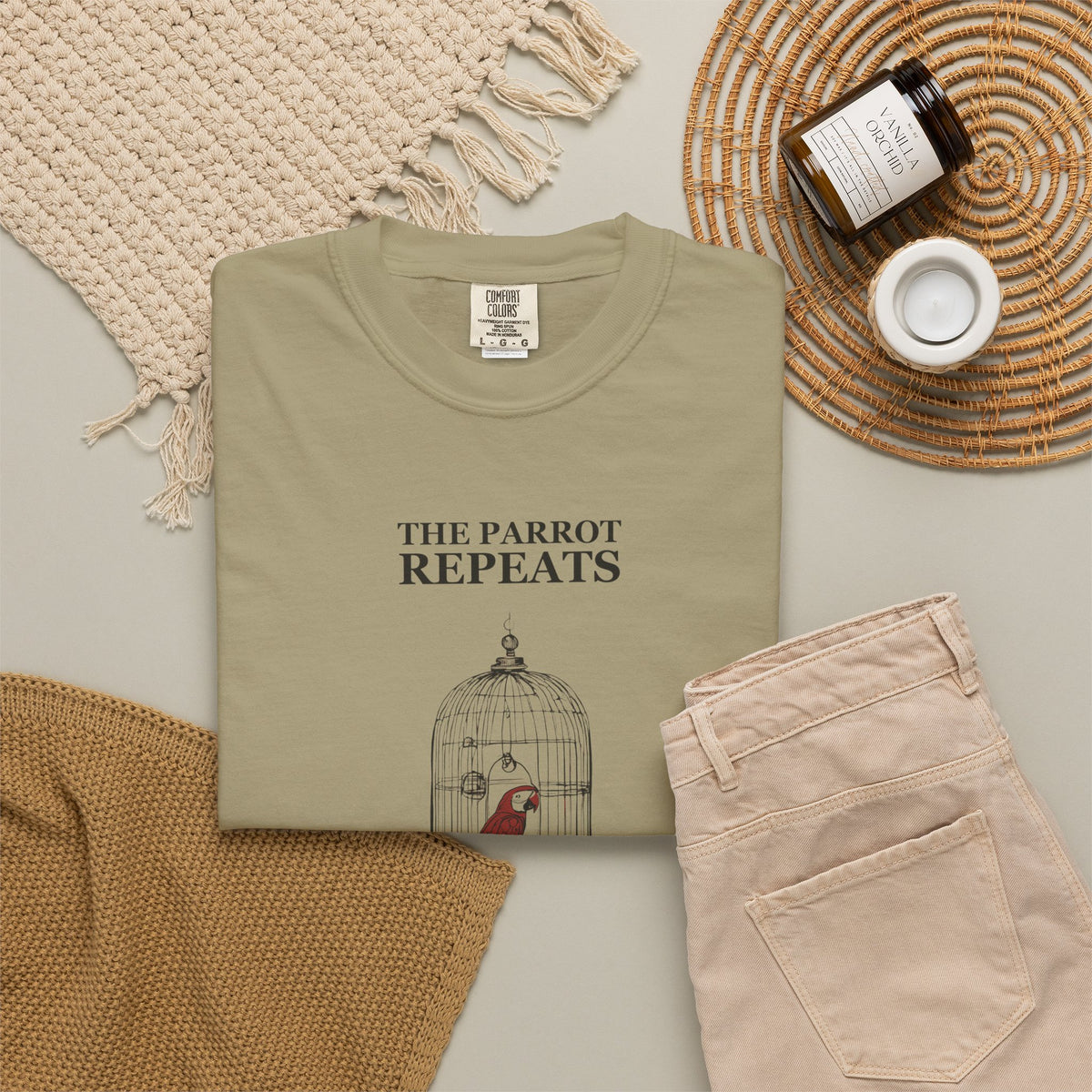Funny The Parrot Repeats Everything I Regret Saying Shirt