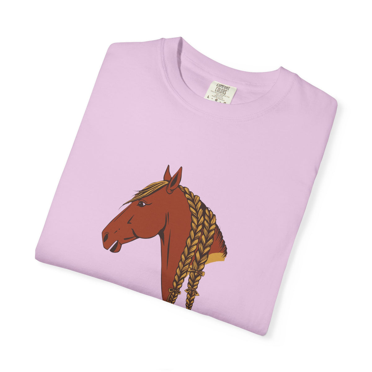 Women's Horse Braiding Shirt - Braiding a Mane Builds More Patience
