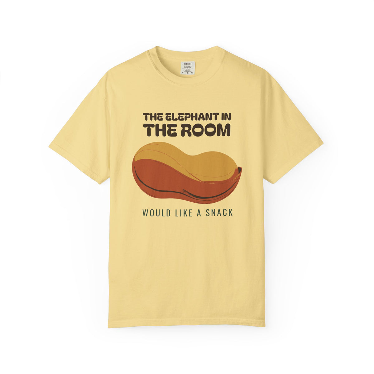 Animal Pun Fan Shirt - The Elephant in the Room Would Like a Snack Tee