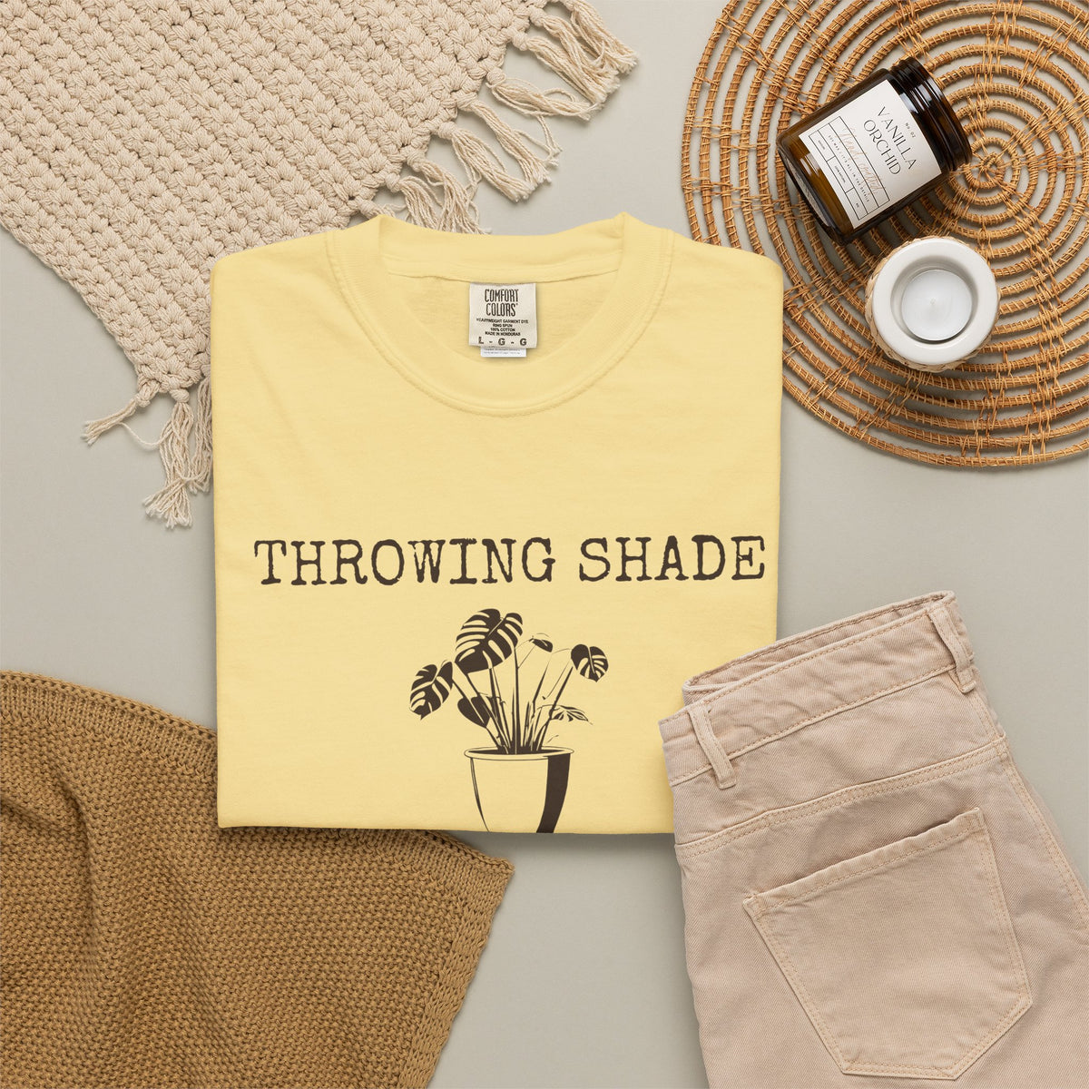 Plant Lover Shirt - Throwing Shade is a Botanical Necessity Tee