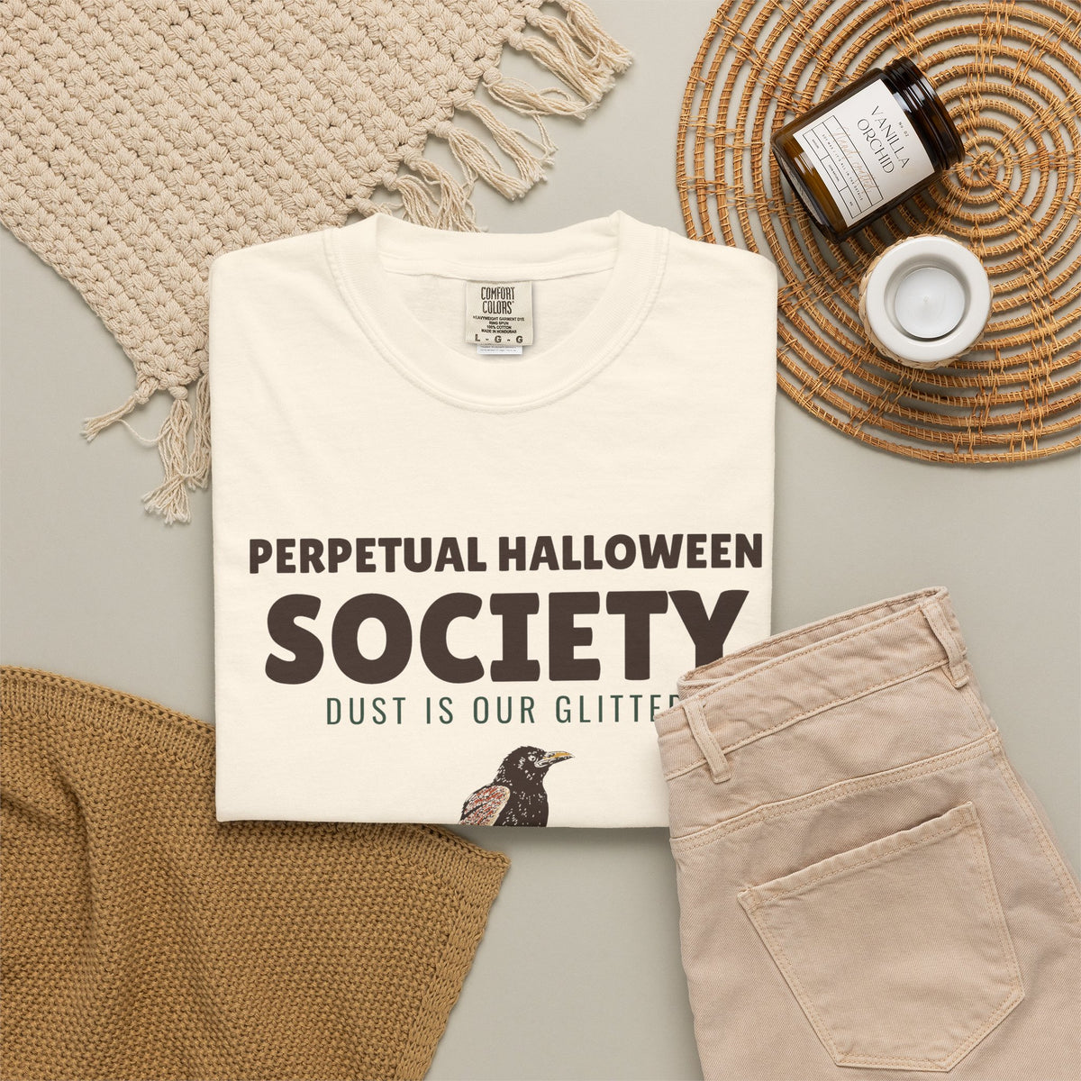 Decor Shirt - Perpetual Halloween Society Dust is Our Glitter