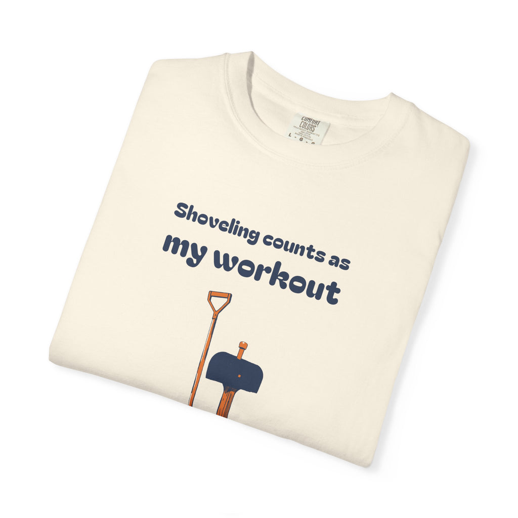 Winter Dad Gift Shirt - Shoveling Counts as My Workout Tee