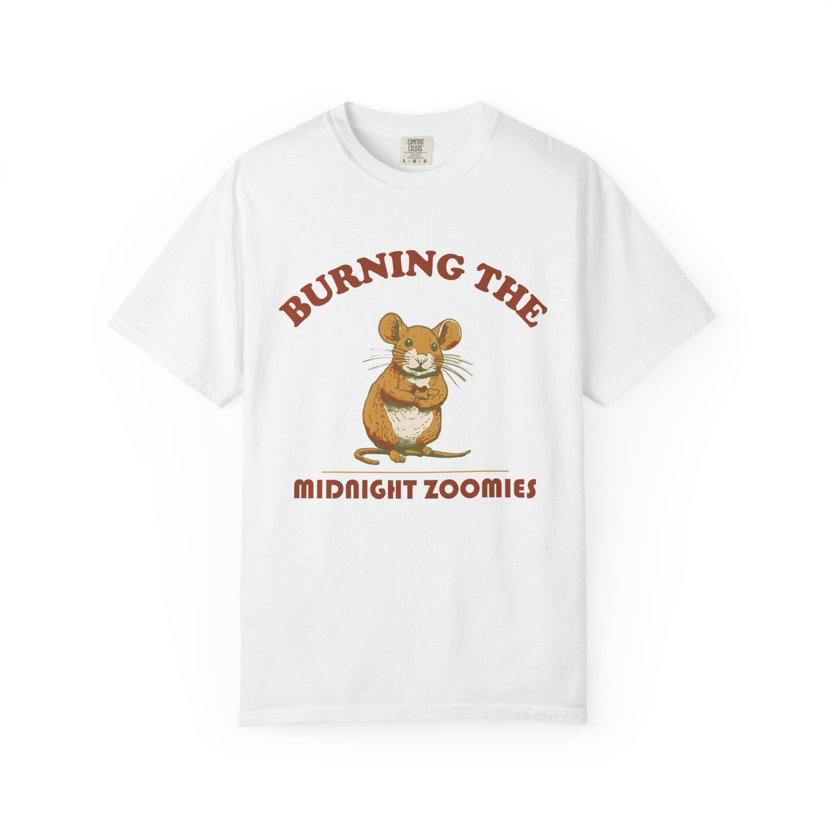 Funny Mouse Shirt - Burning the Midnight Zoomies Tee