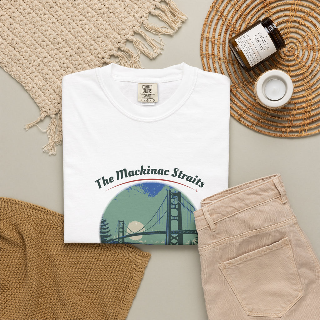 Mackinac Straits Shirt - Michigan Souvenir Tee