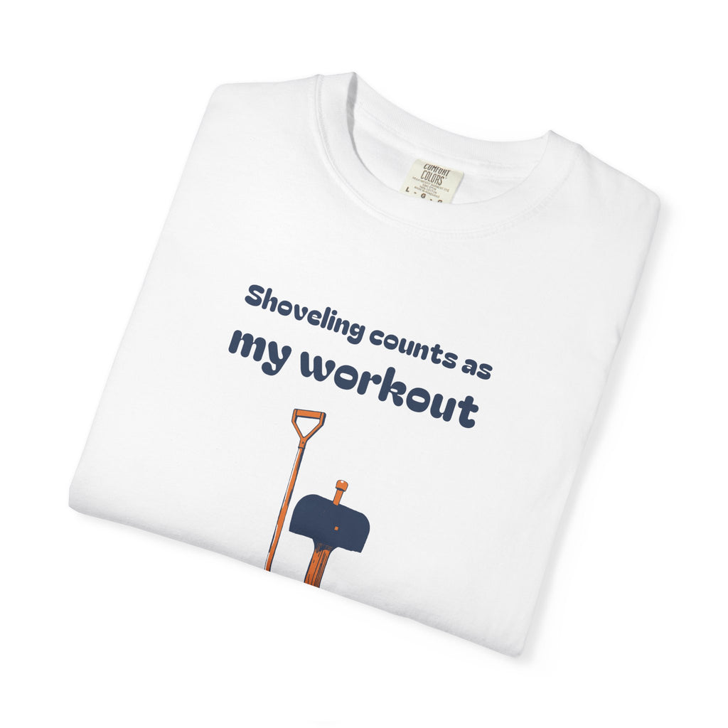 Winter Dad Gift Shirt - Shoveling Counts as My Workout Tee