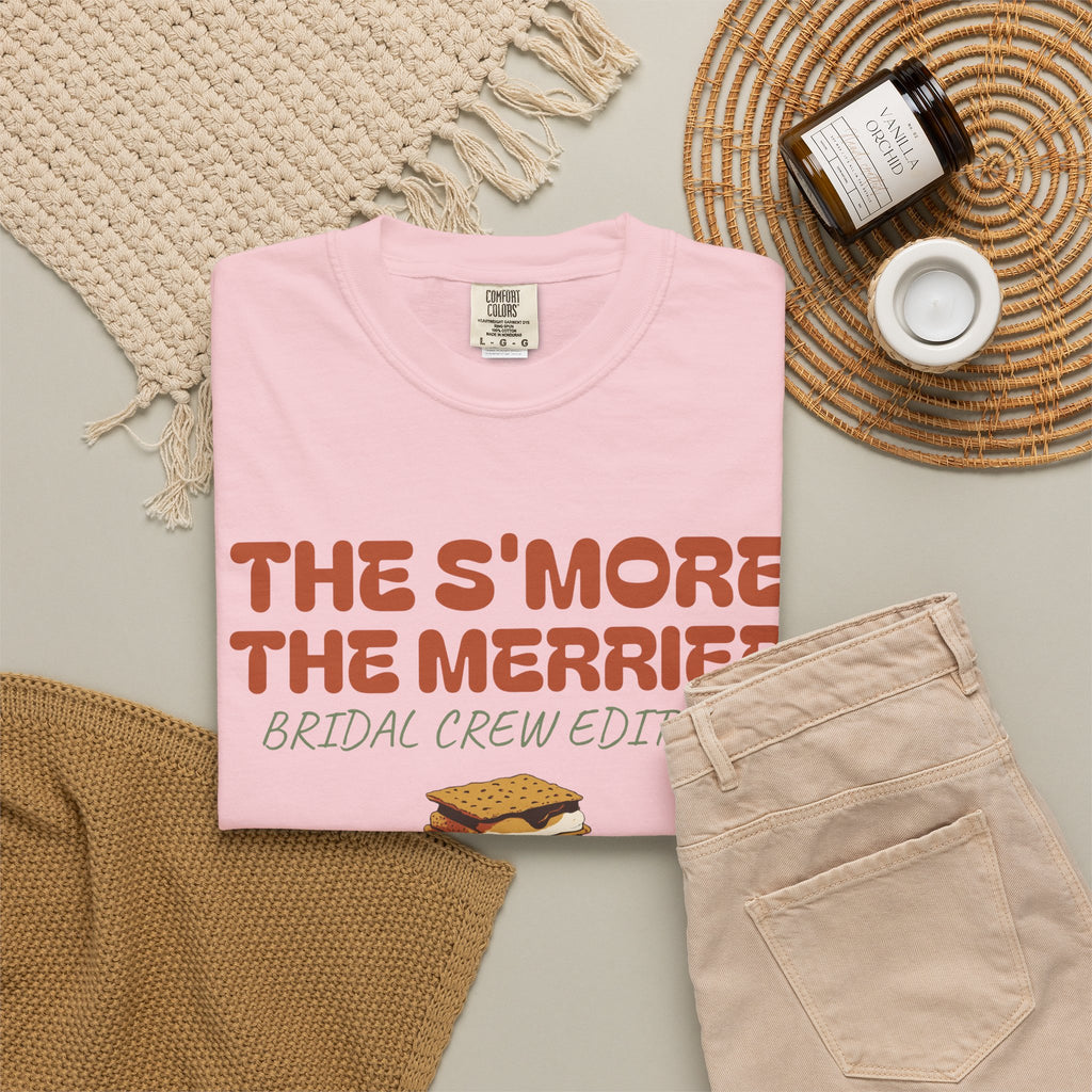 Bachelorette Party Shirt - The S'more the Merrier Bridal Crew Edition