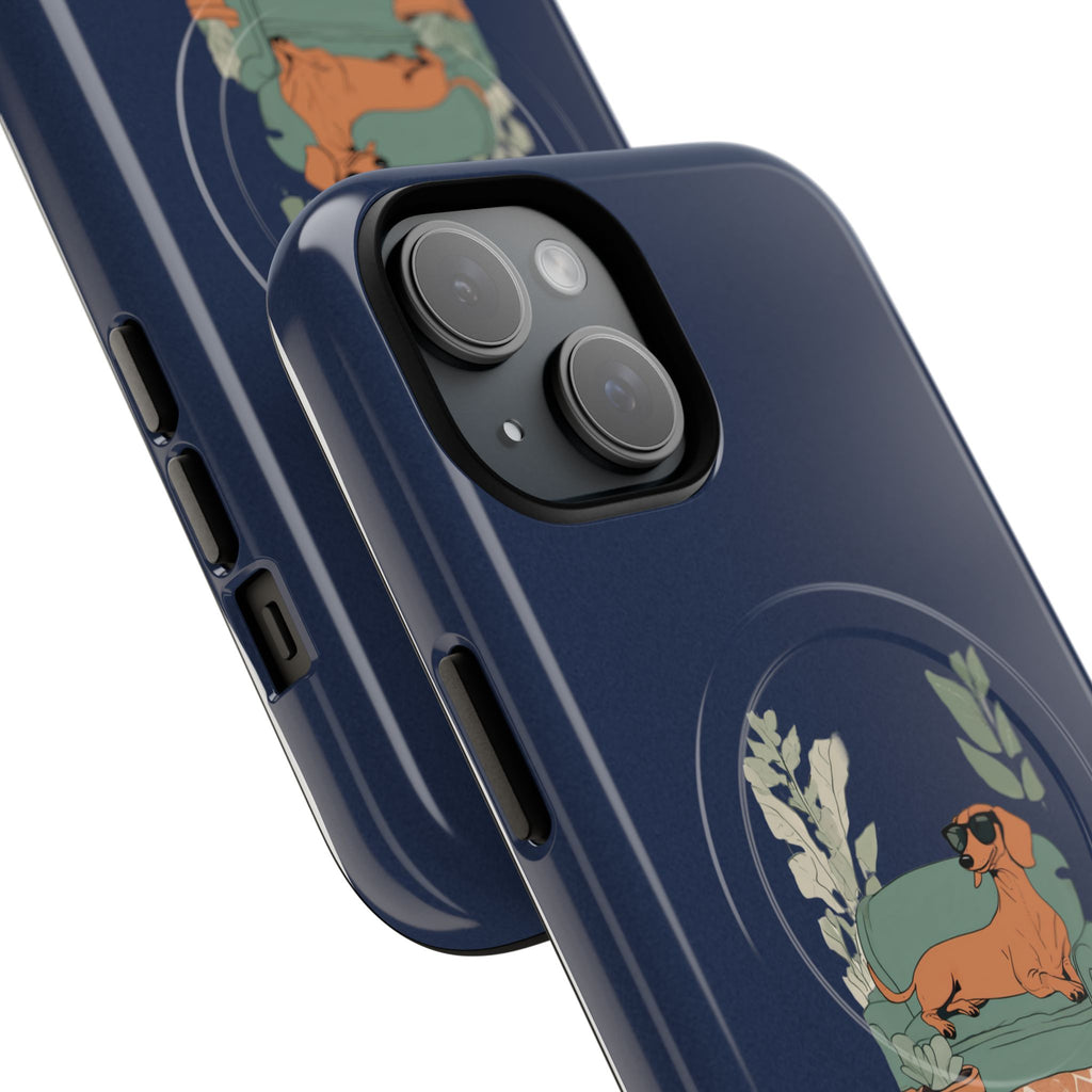 Working Hard So My Dog Can Sleep In MagSafe Phone Case
