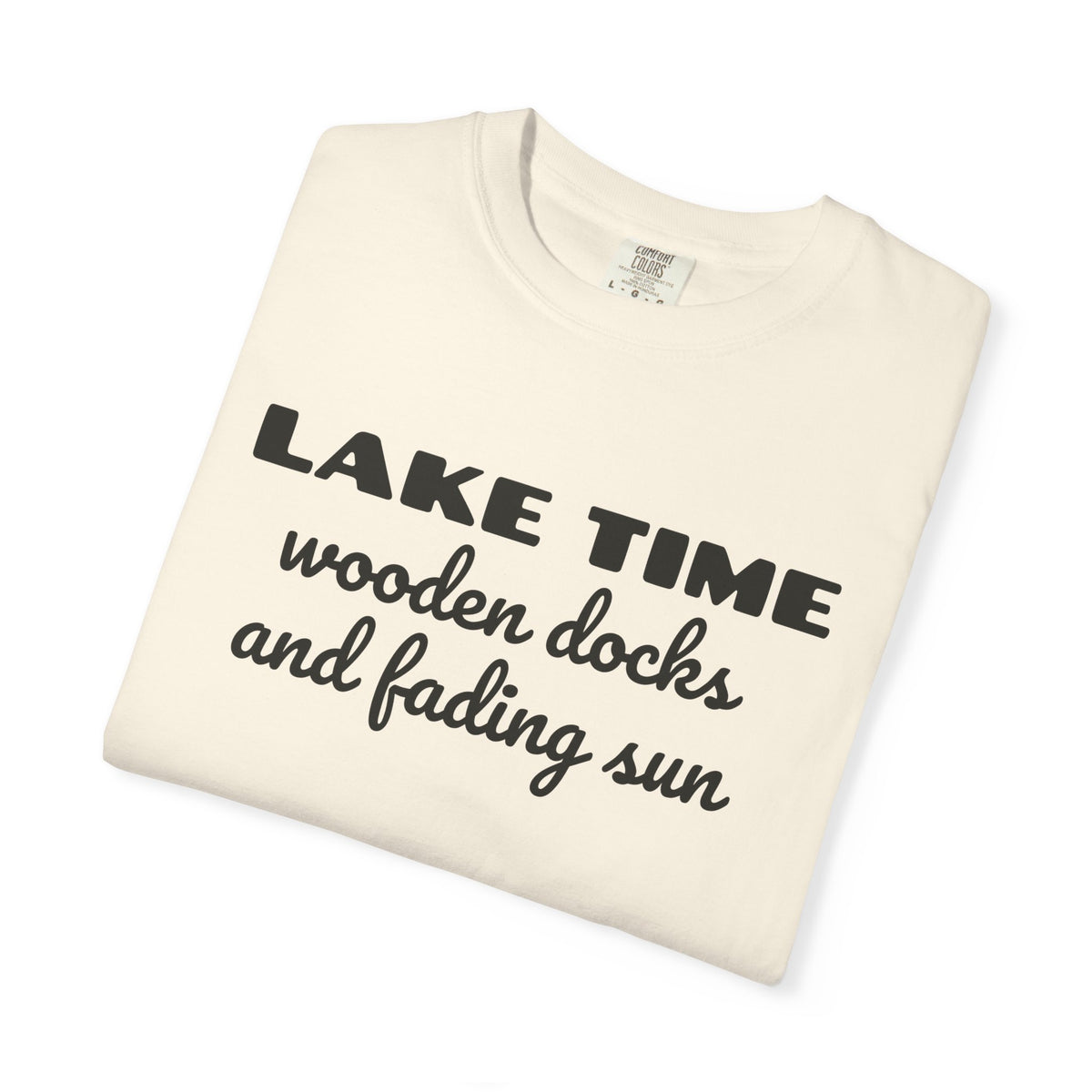Lake Life Family Shirt - Lake Time Wooden Docks and Fading Sun
