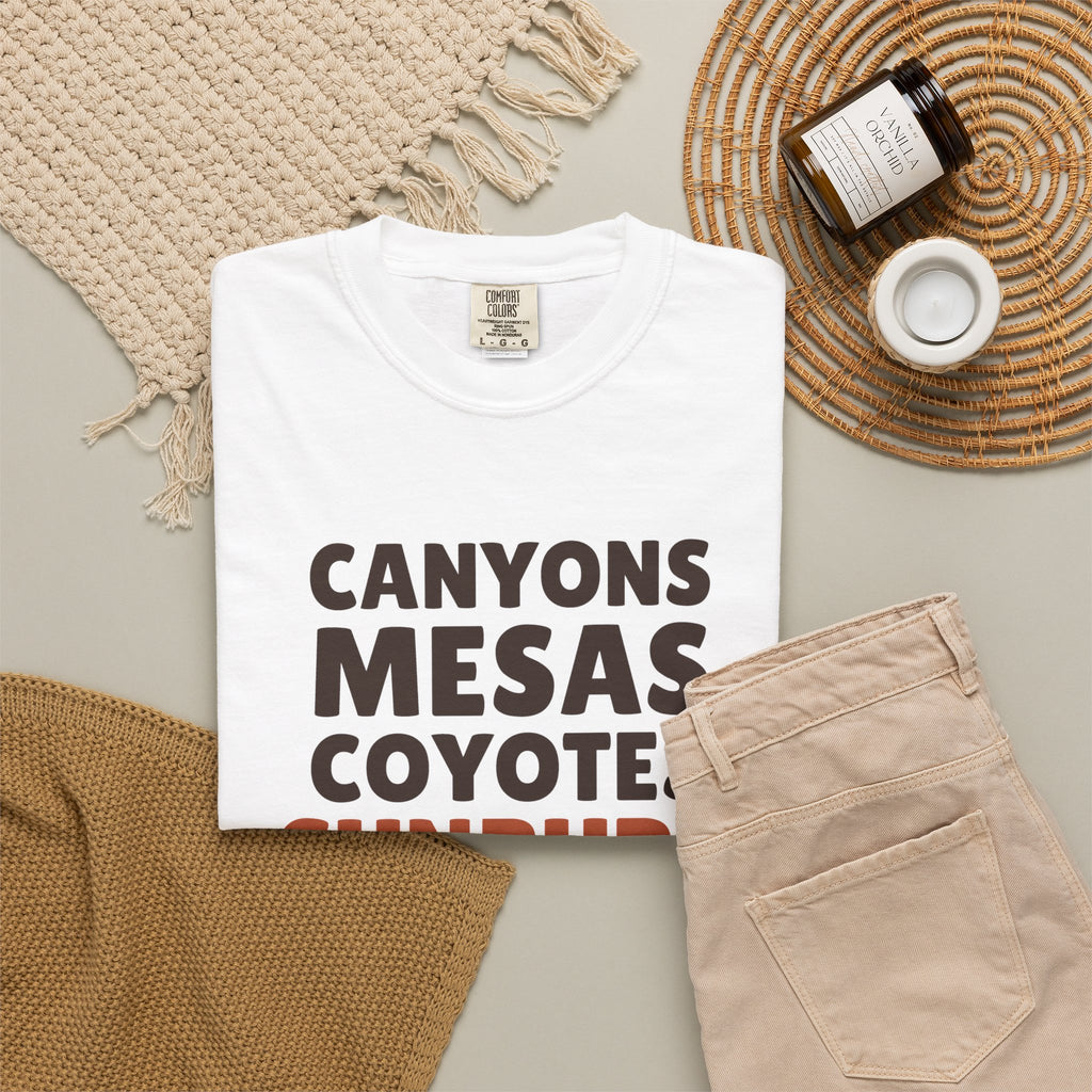 National Park Shirt - Canyons Mesas Coyotes Sunburn Tee