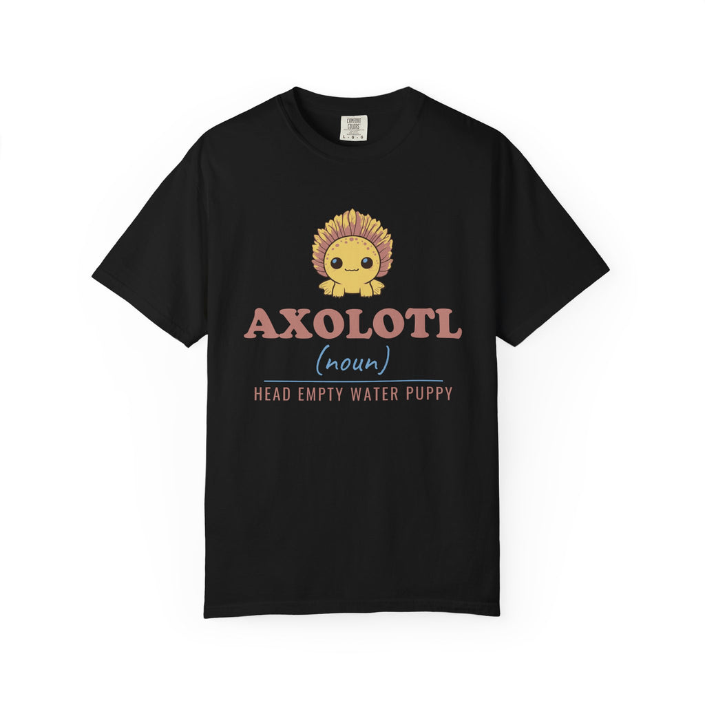 Axolotl Owner Shirt - Axolotl Head Empty Water Puppy Tee