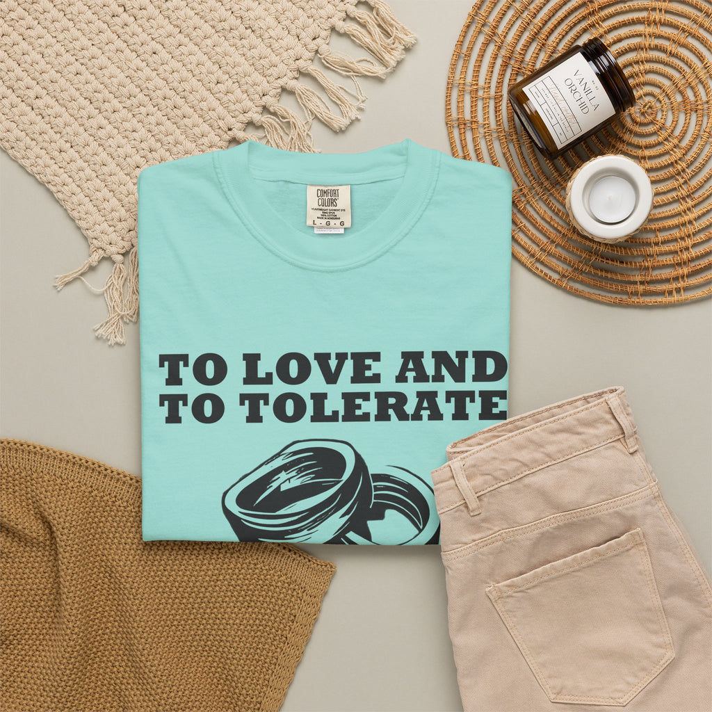 Valentine Couple Gift Shirt - To Love and to Tolerate Tee