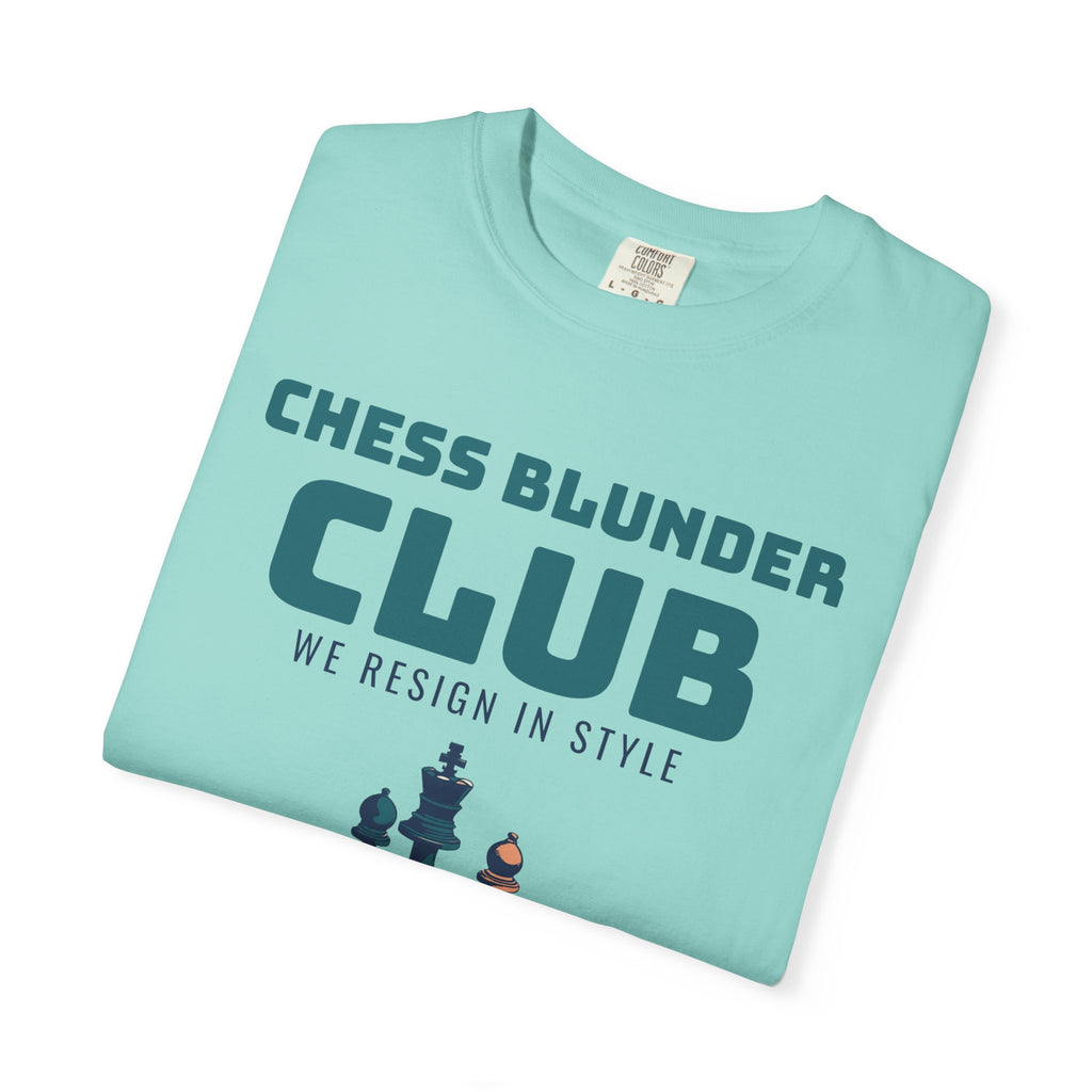 Funny Chess Player Shirt - Chess Blunder Club We Resign in Style