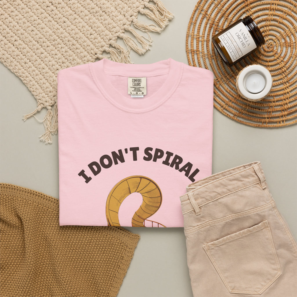 Funny I Don't Spiral I Descend with Style Shirt - Overthinker Gift