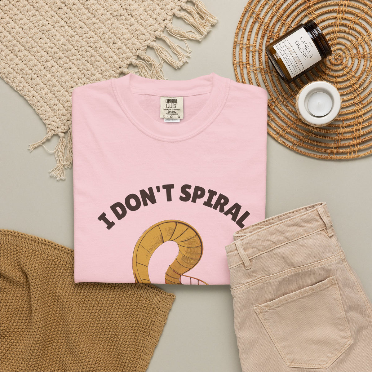 Funny I Don't Spiral I Descend with Style Shirt - Overthinker Gift