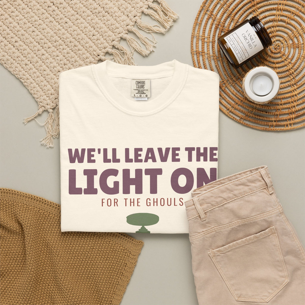 Ghost Halloween Shirt - We'll Leave the Light on for the Ghouls