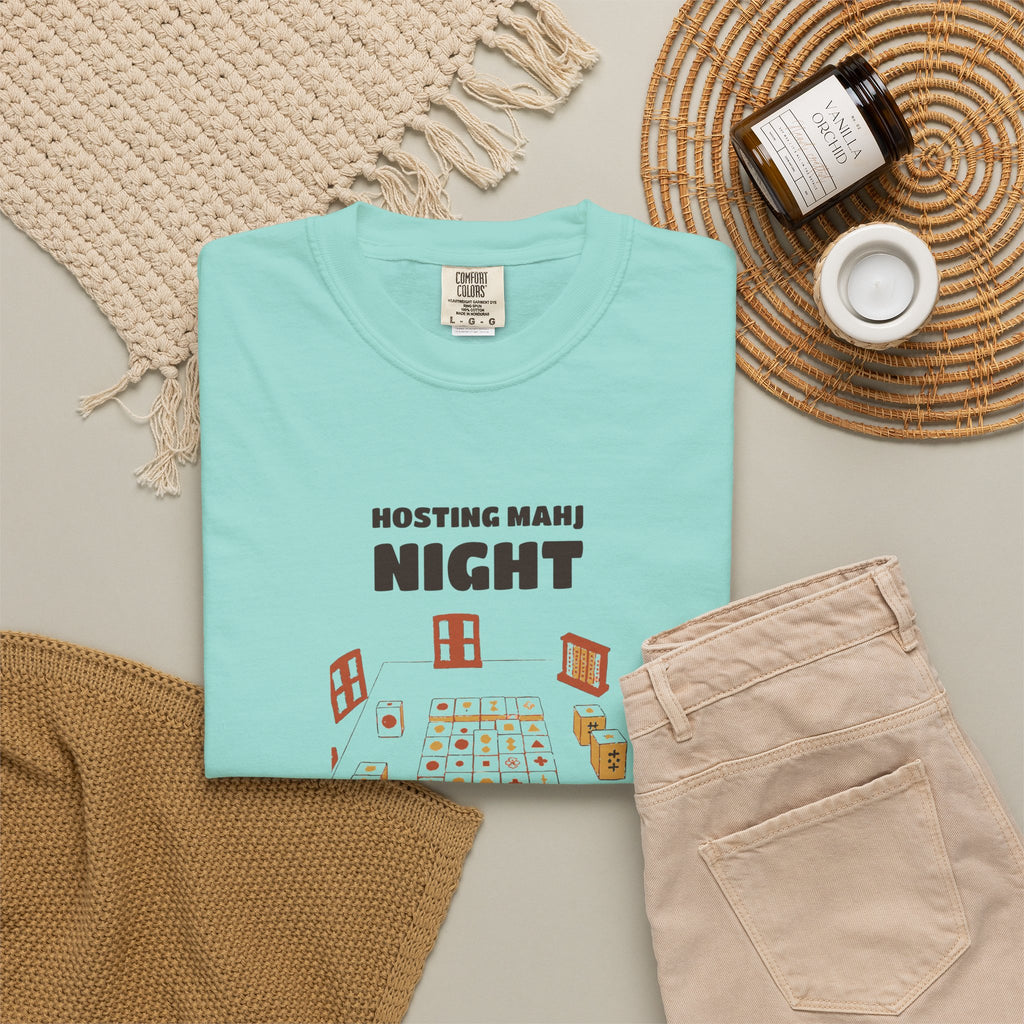 Funny Hosting Mahj Night Snacks Took Longer Than Setup Shirt