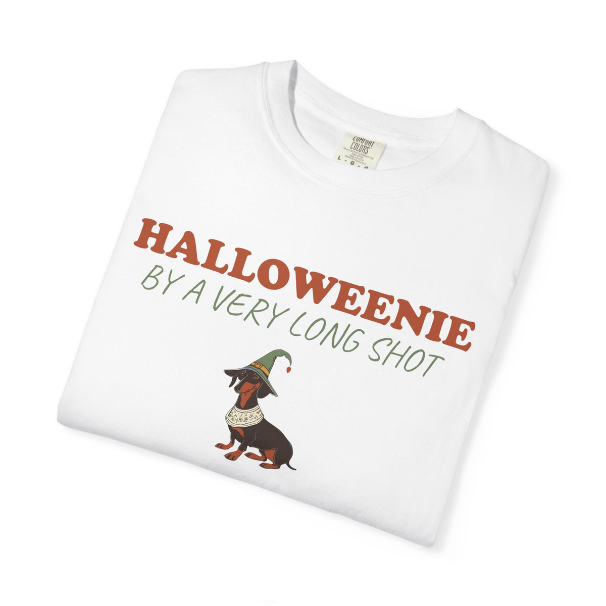 Dachshund Halloween Shirt - Halloweenie by a Very Long Shot Tee
