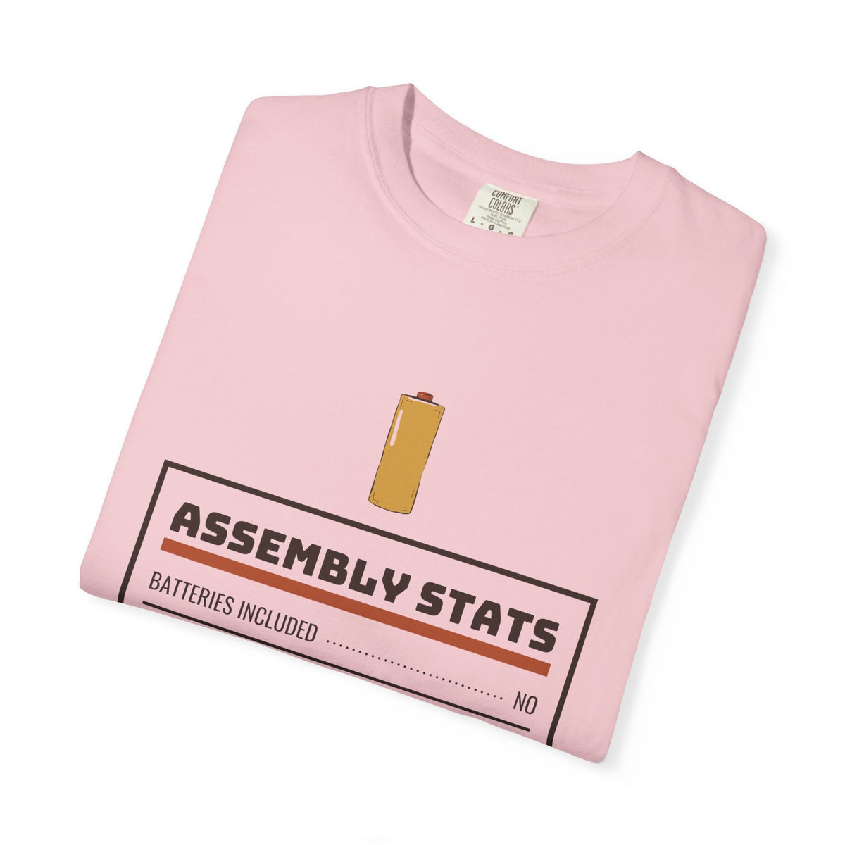 Men's Dad Christmas Shirt - Assembly Stats Storybook Art Tee