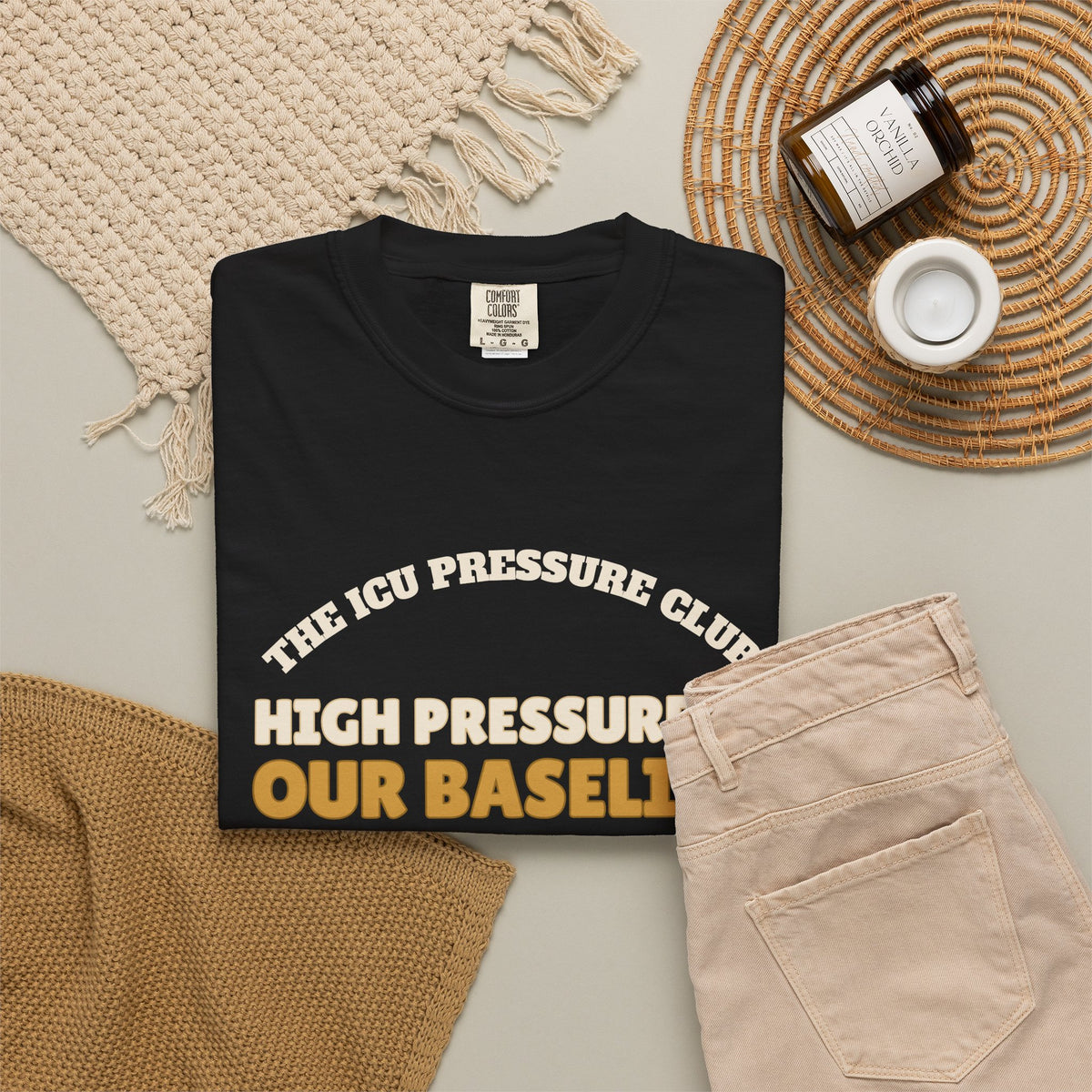 Club Shirt - The ICU Pressure Club High Pressure is Our Baseline