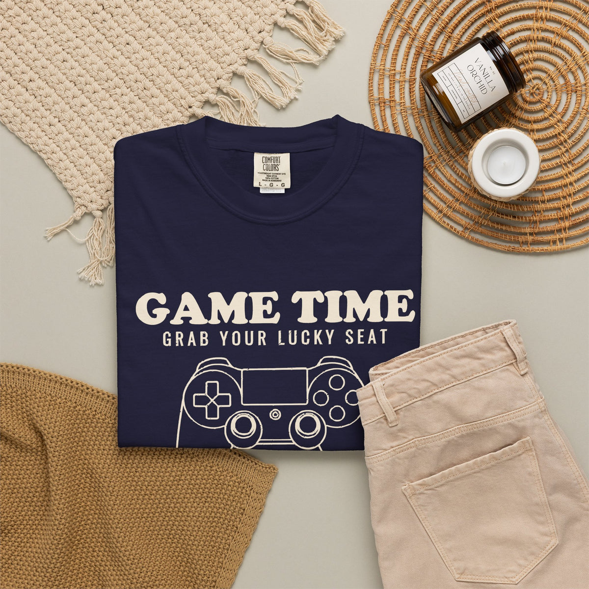 Fans Classic Video Games Shirt - Game Time Grab Your Lucky Seat Tee
