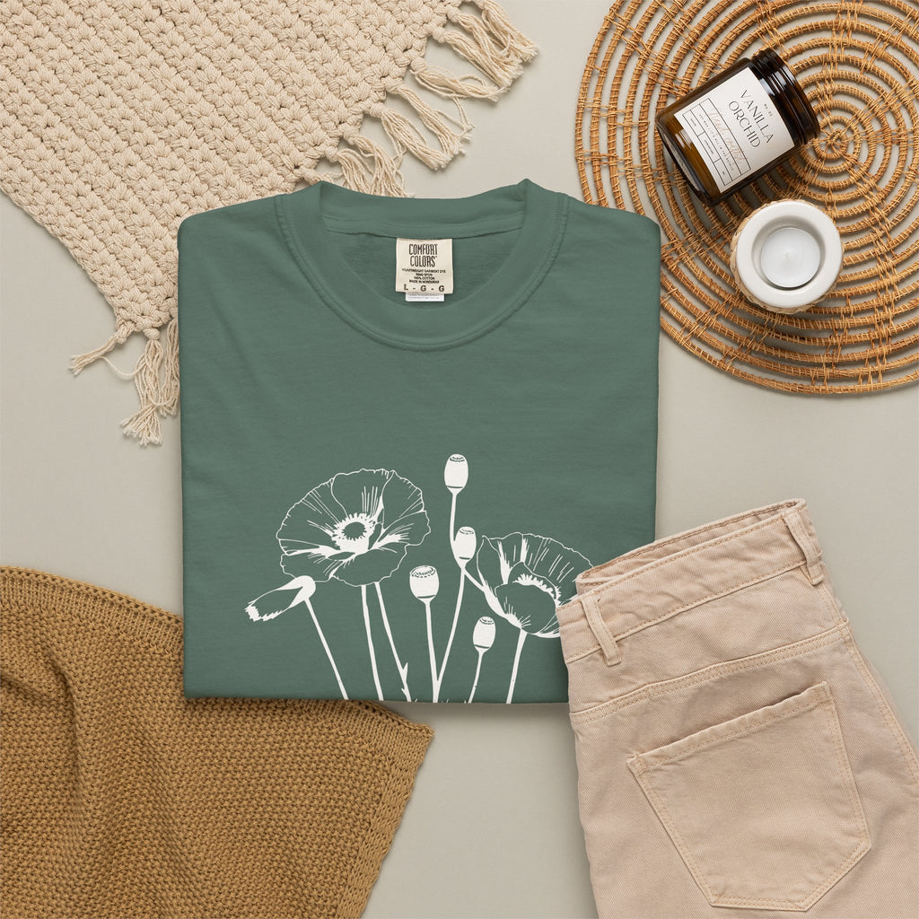 Funny Poppy Patch Shirt - Plant Lover Summer Gift Tee