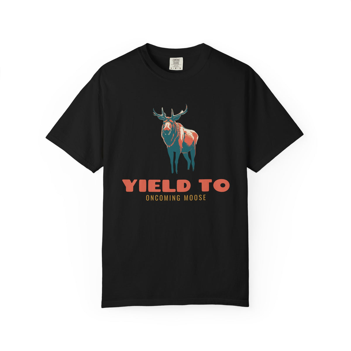 Moose Wildlife Lover Shirt - Yield to Oncoming Moose Tee