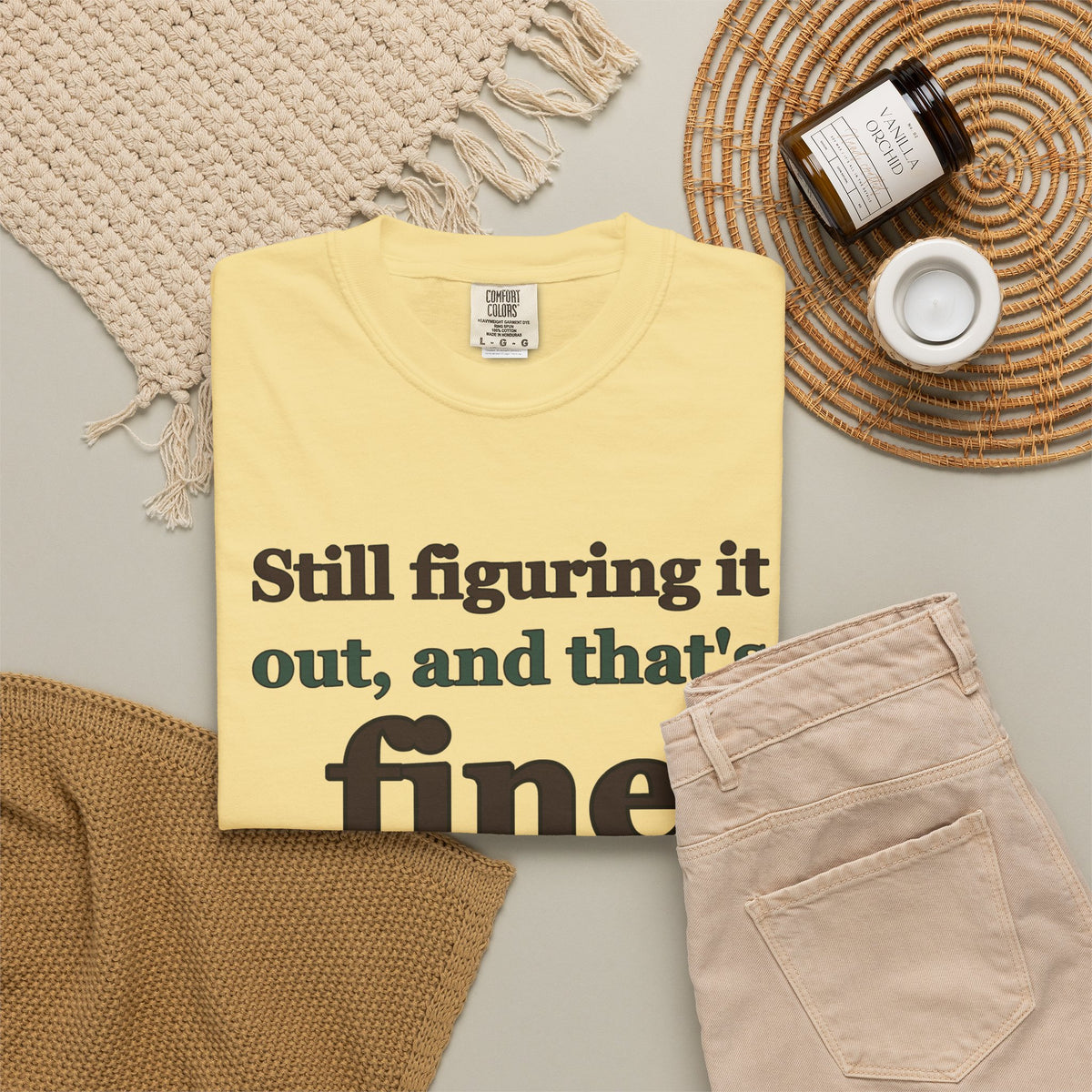 Mental Health Gift Shirt - Still Figuring It out and That's Fine