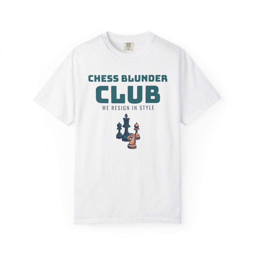Funny Chess Player Shirt - Chess Blunder Club We Resign in Style