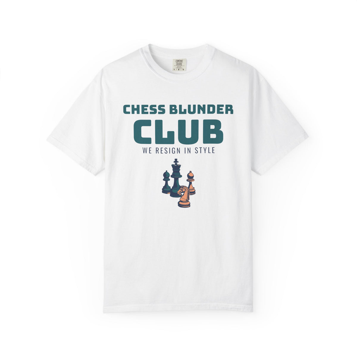 Funny Chess Player Shirt - Chess Blunder Club We Resign in Style