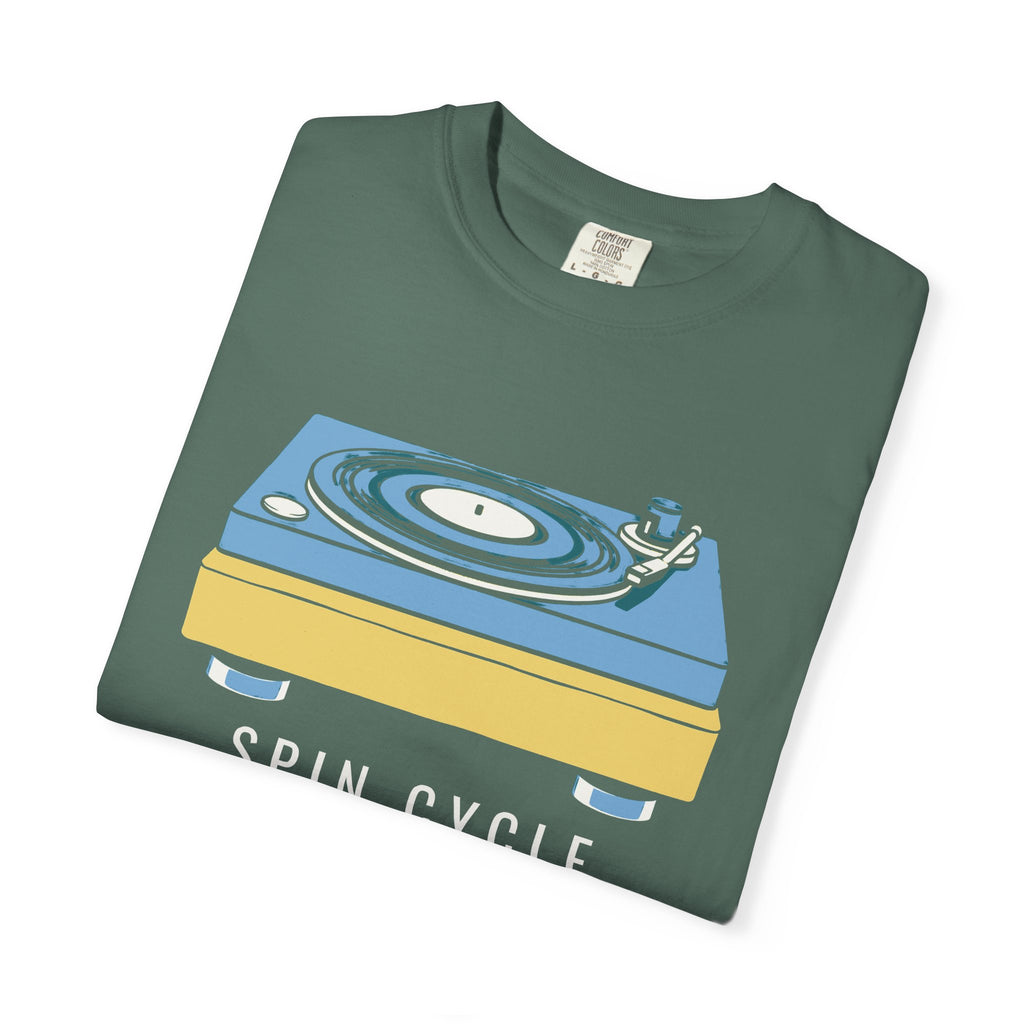Vinyl Record Shirt - Spin Cycle Record Player Tee for Music Lover