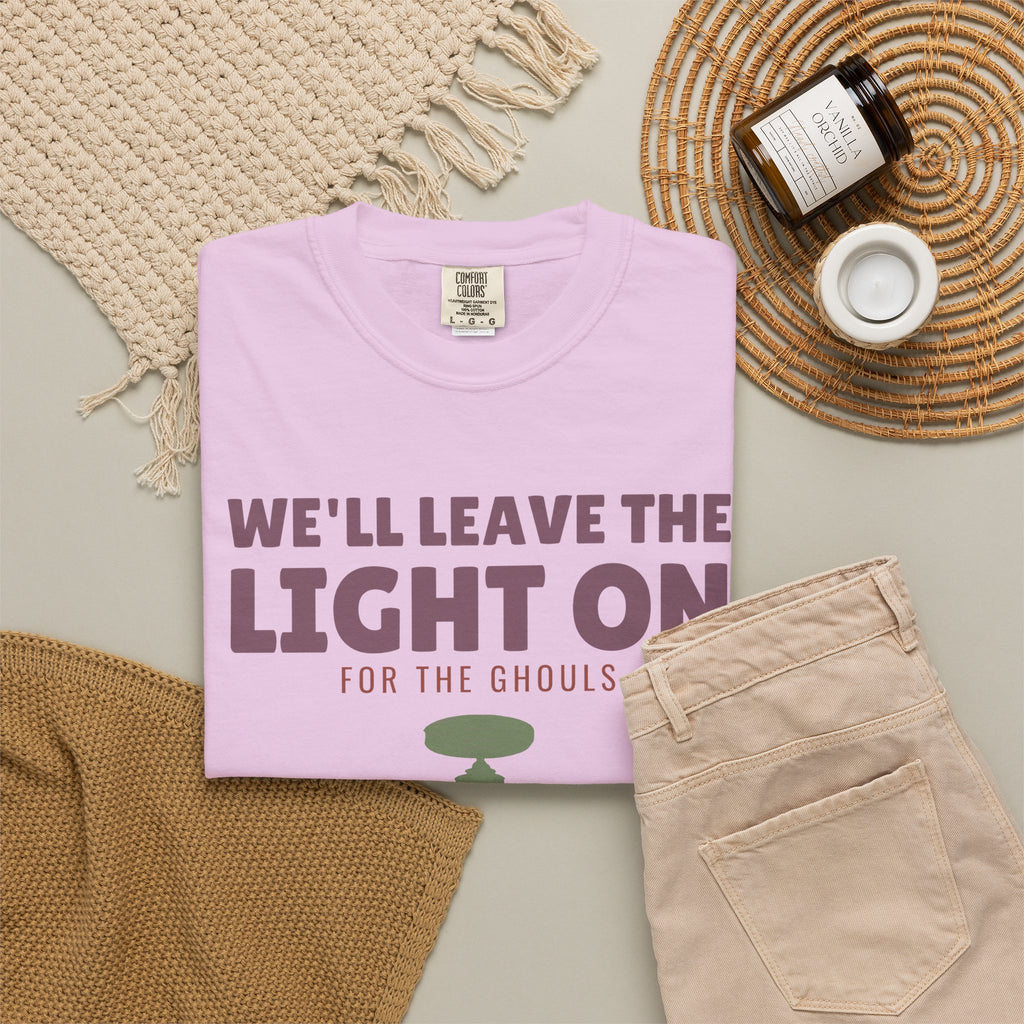 Ghost Halloween Shirt - We'll Leave the Light on for the Ghouls