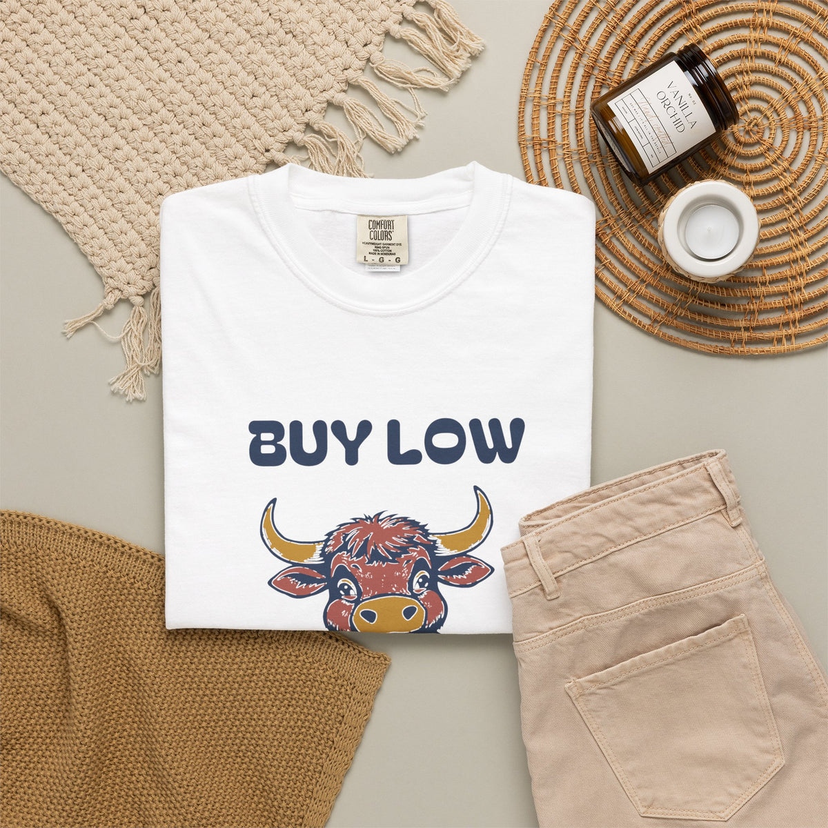 Stock Trader Shirt - Buy Low Smile High Tee