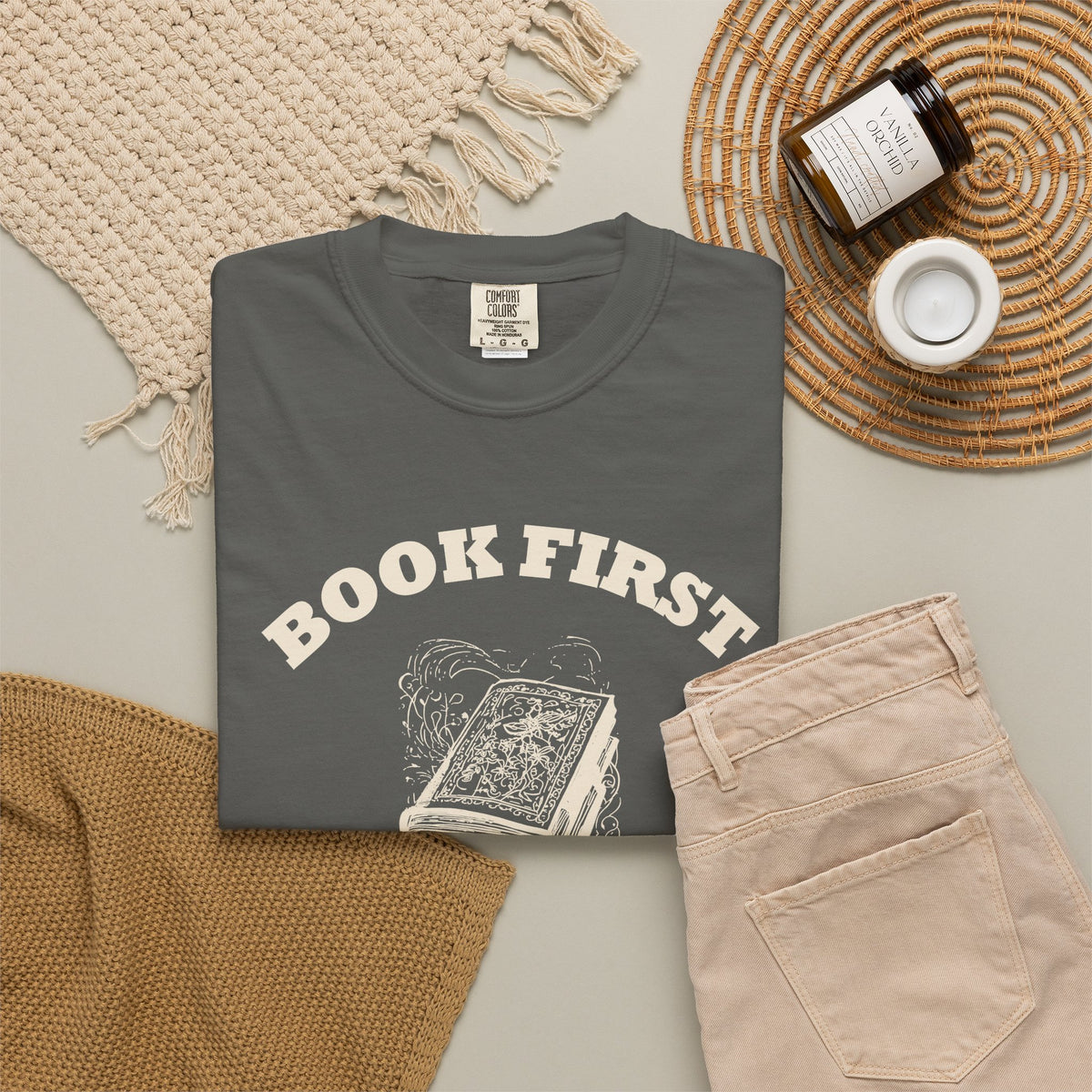 Literary Enthusiast Shirt - Book First The Novel Was Vastly Superior