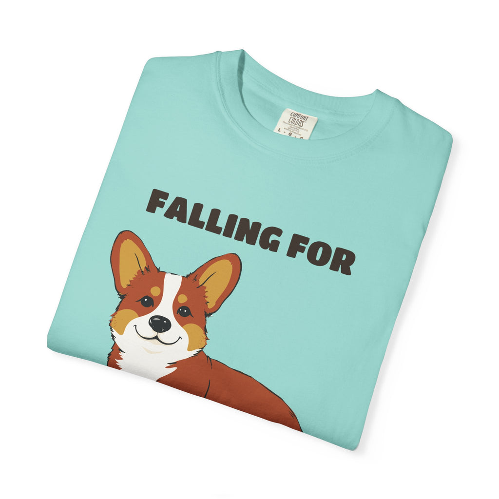 Fall Corgi Shirt - Falling For The Sploot Season Tee