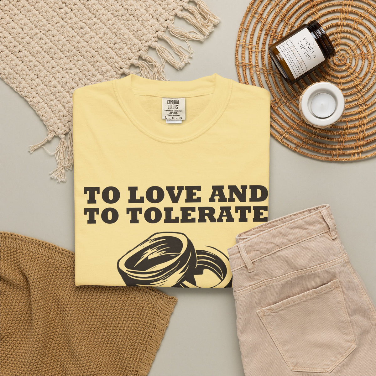 Valentine Couple Gift Shirt - To Love and to Tolerate Tee