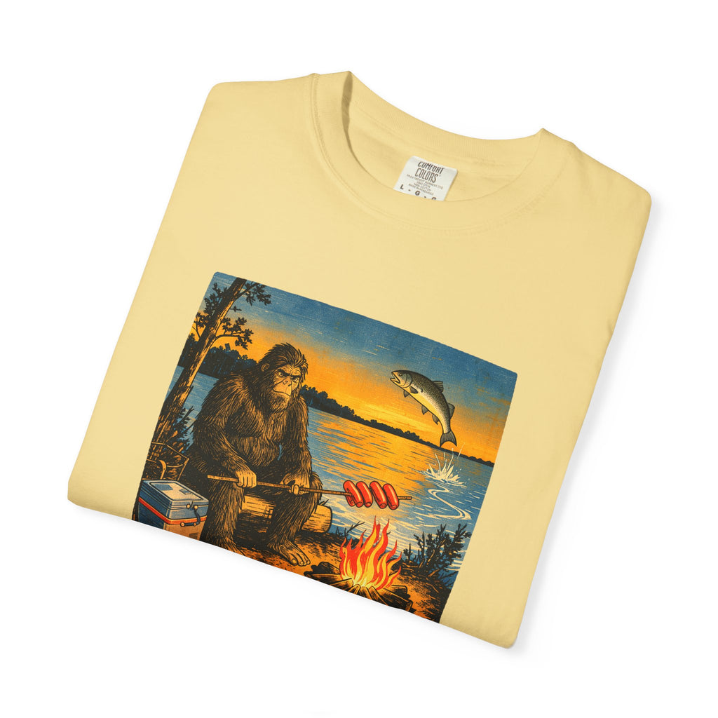 Funny Camping Shirt - Five Star Dining Hot Dog Tee