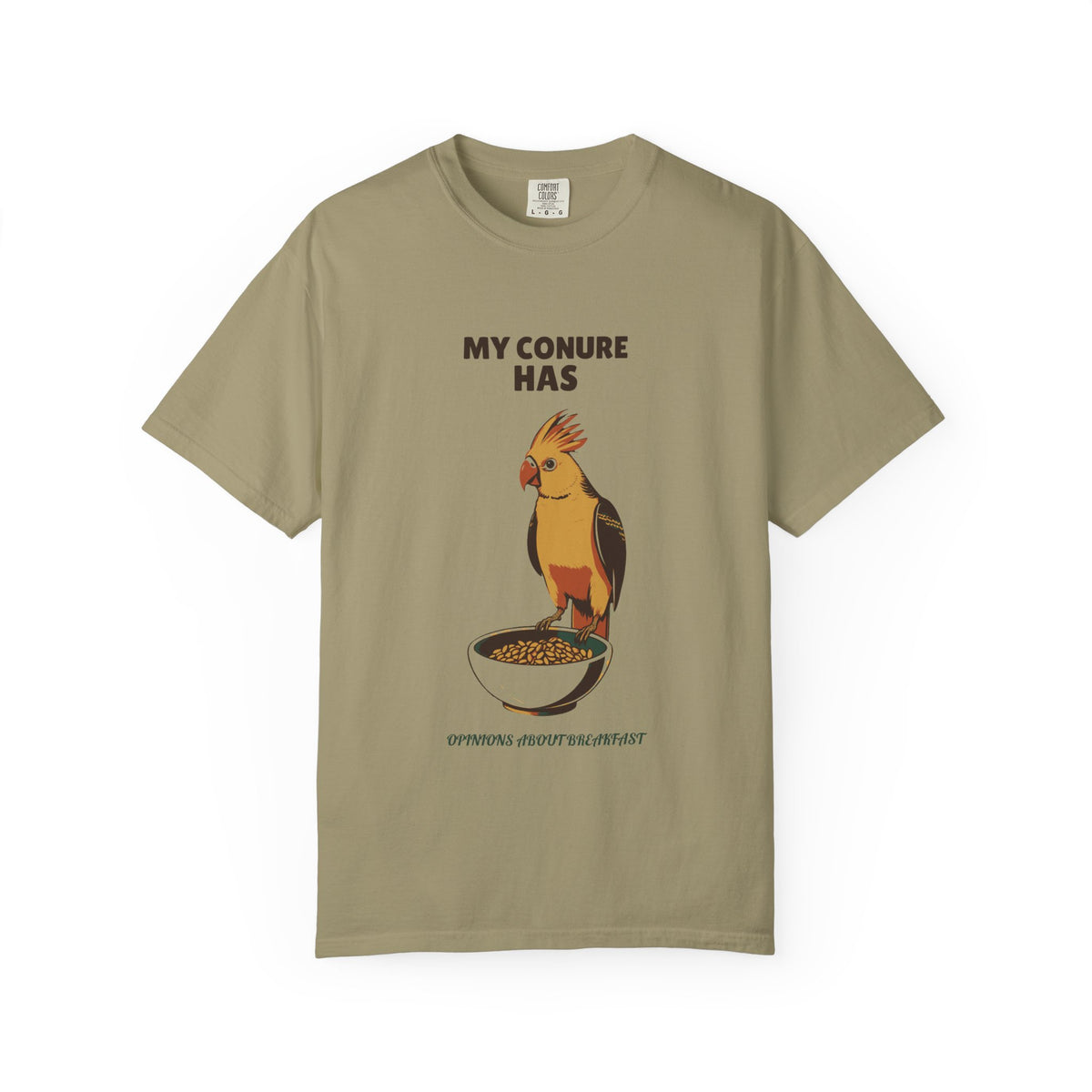 Picky Bird Owner Shirt - My Conure Has Opinions About Breakfast Tee
